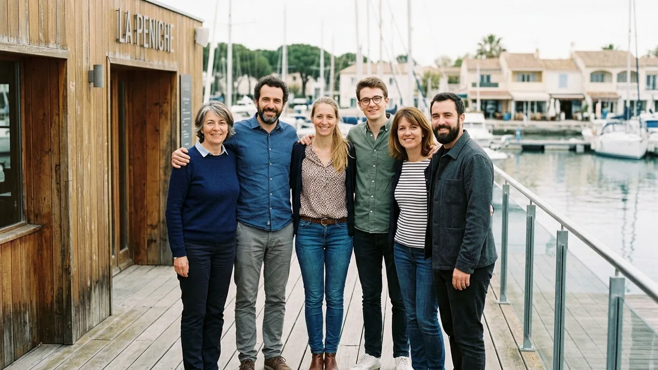 Équipe des volontaires et référents bénévoles d'AQUA CULTURE au Port de Pérols